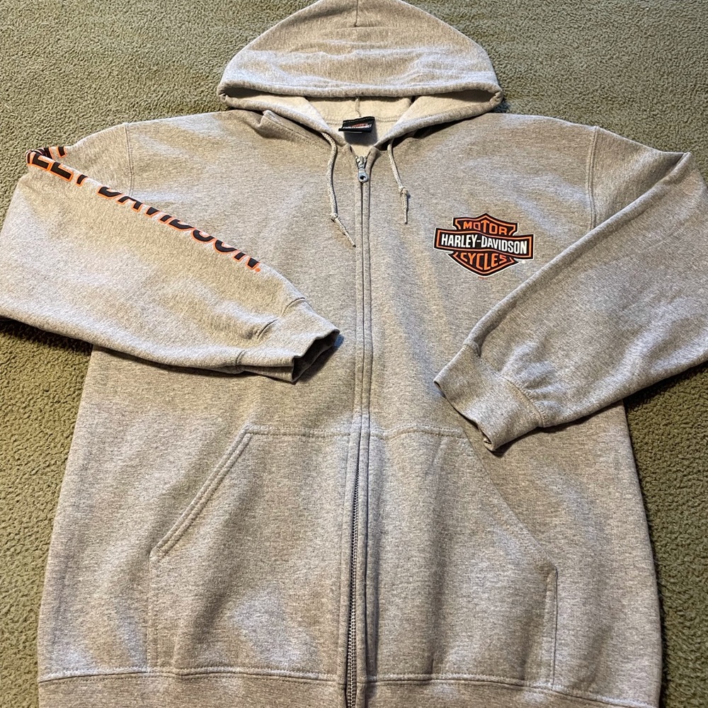Harley-Davidson Heather Gray Hoodie